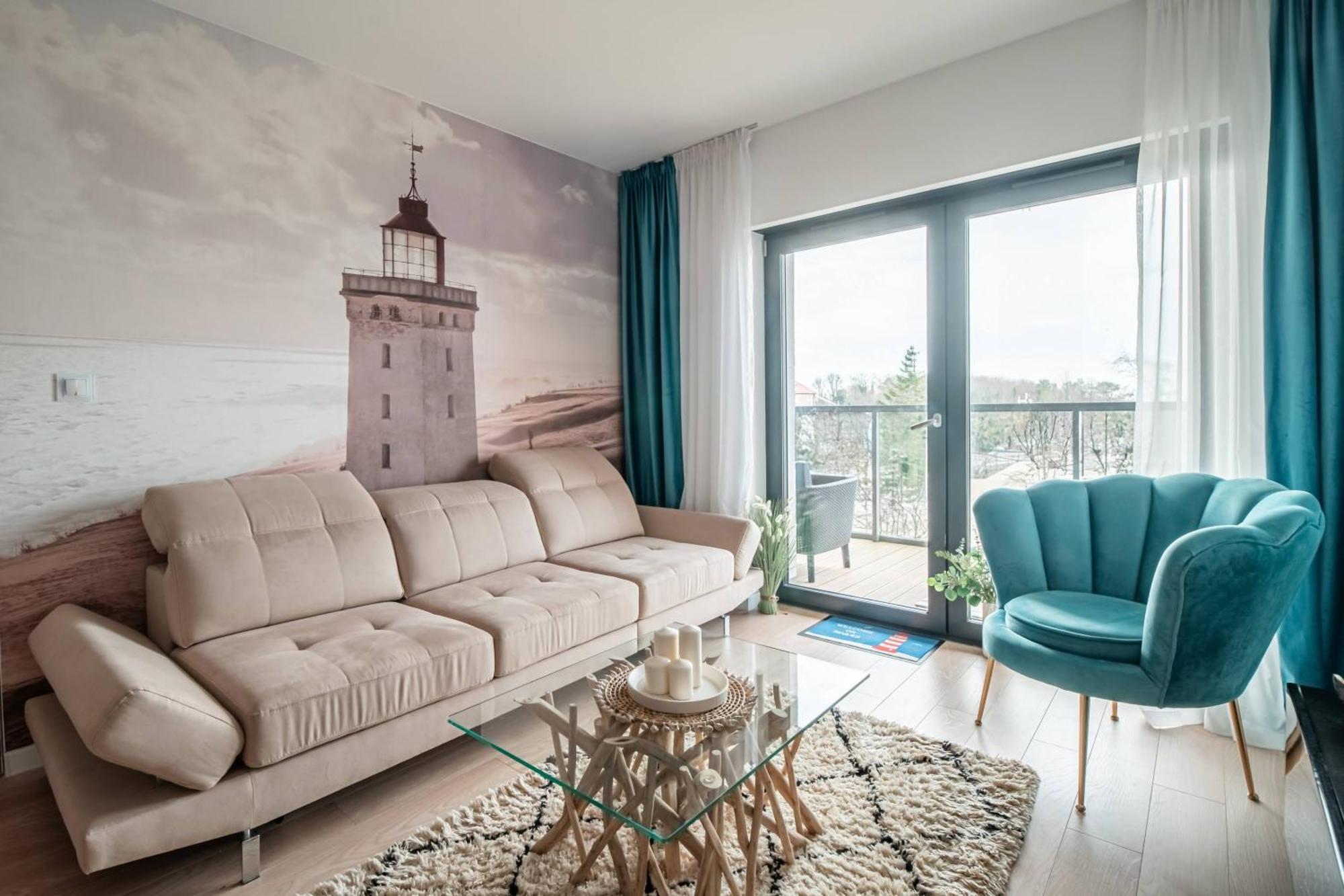 Seaview Plaza Apartment Dziwnow Bagian luar foto